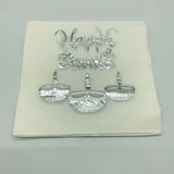 Silver Happy Diwali Serviettes 20pcs