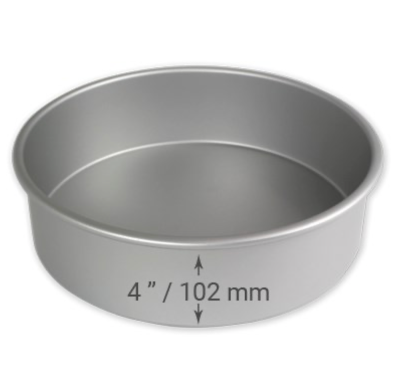 PME 10x4 Round Circle Aluminium Mold Mould Cake Decorating Baking Tin Pan