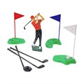 PME Golf Cake Topper Set of 13