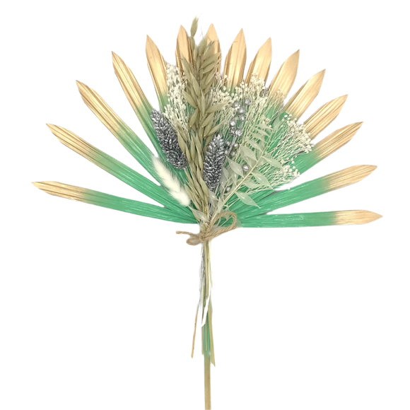 Palm Sun with Dried Flowers #1