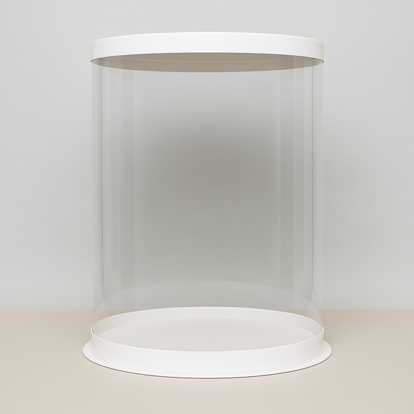 11 inch Triple Clear Cake Box Round