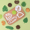 Tropical Leaf Cookie Cutter Set – 4 Piece