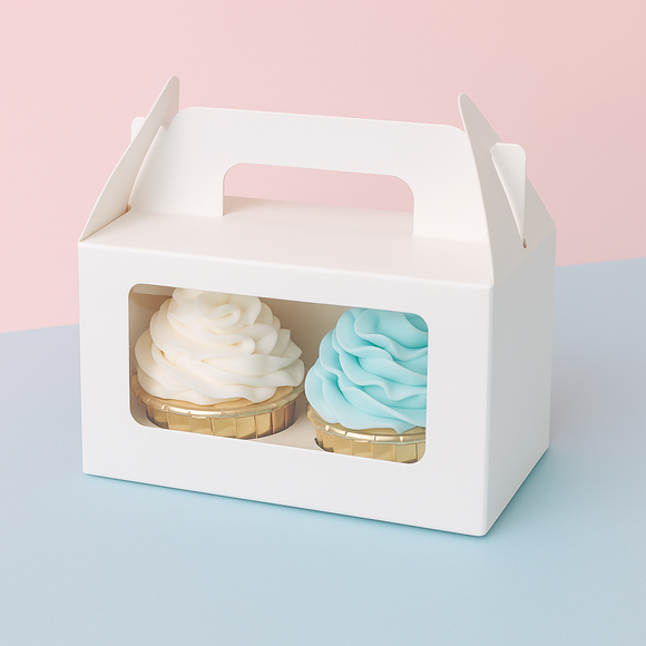 2up Cupcake Carrier White