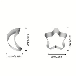 Moon & Star Stainless Steel Cutter Set