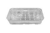 Foil Container 4093 with Plastic Lids 6's