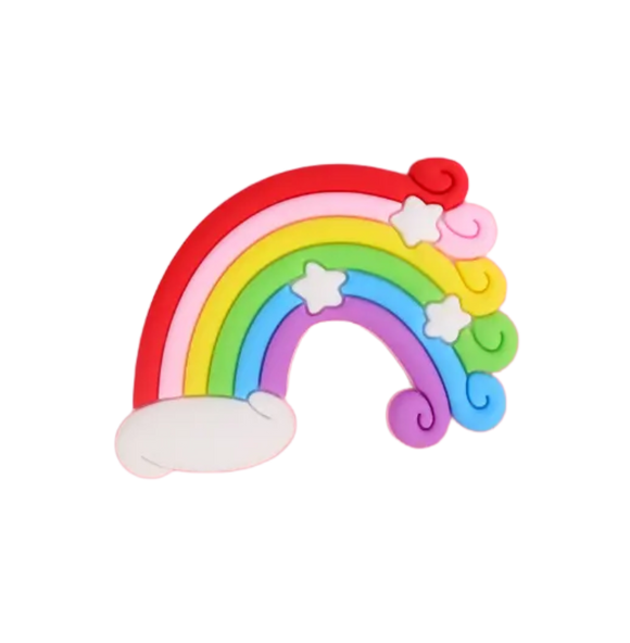 Rainbow Plastic Topper 7.3cm