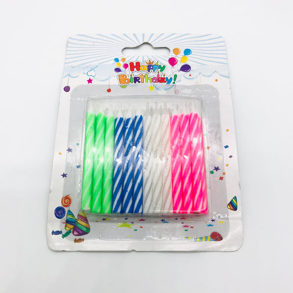 Spiral Multi Candles 24's