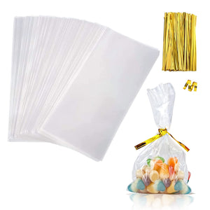 Small Gusset Bag Bag with Tie 12pcs