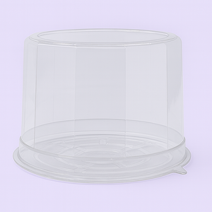 7-Inch Clear Cake Dome with Clear Base (180 x 130mm)