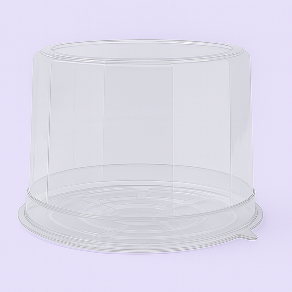 7-Inch Clear Cake Dome with Clear Base (180 x 130mm)