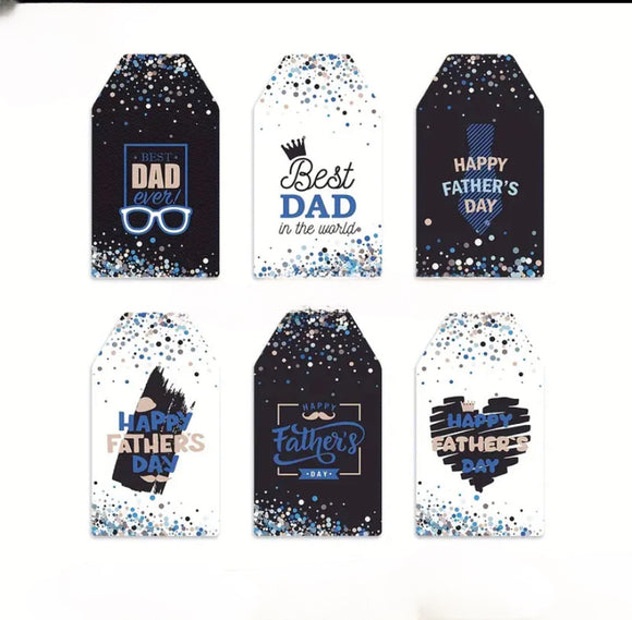 Fathers Day Tags 6pcs