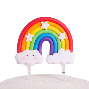 Rainbow Clay Topper 3D #1
