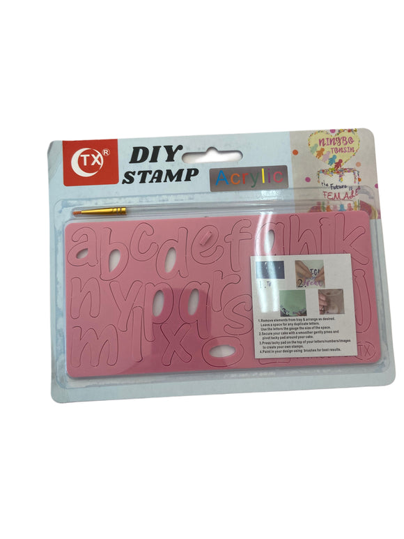 DIY Stamp Lower case Letters