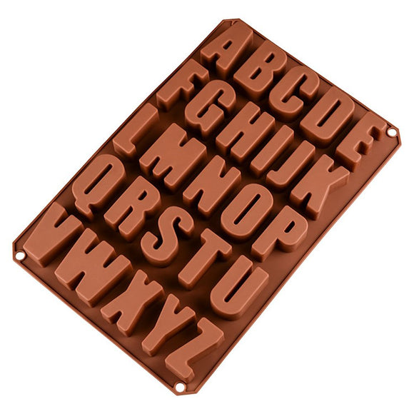 Alphabet Silicone Mould Large