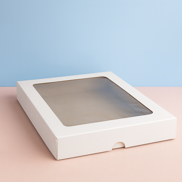 Biscuit Box with Window (31cm x 38cm x 5cm)