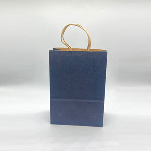 Black Paper Gift Bag 5's 26cm x 21cm