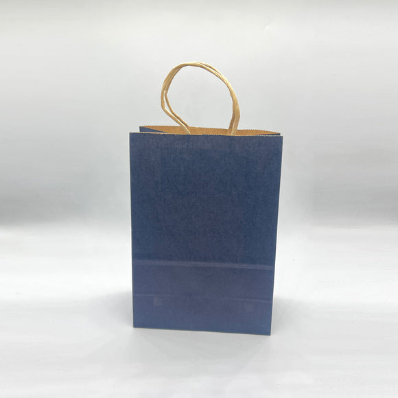 Black Paper Gift Bag 5's 26cm x 21cm