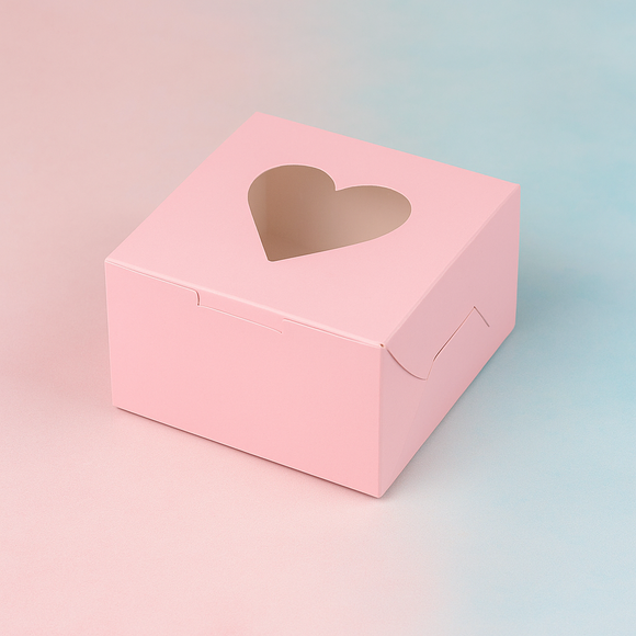 Pink Heart Window Box