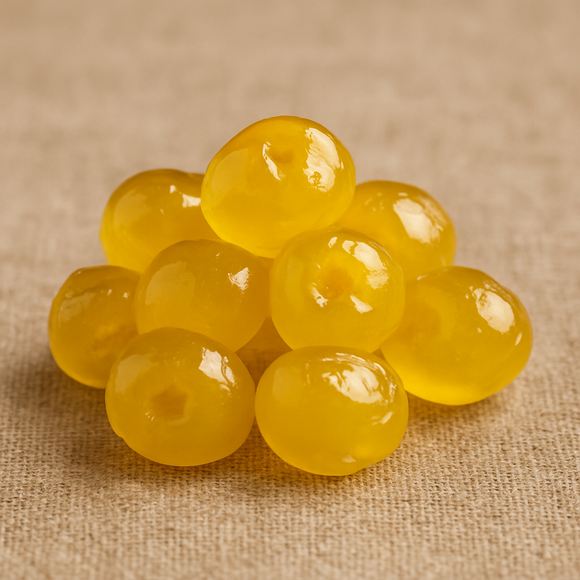 Cherries Whole Glaced Yellow 1kg