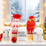 Christmas Drawstring Bags Mixed 5pcs