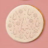 Christmas Trees Acrylic 5cm Stamp