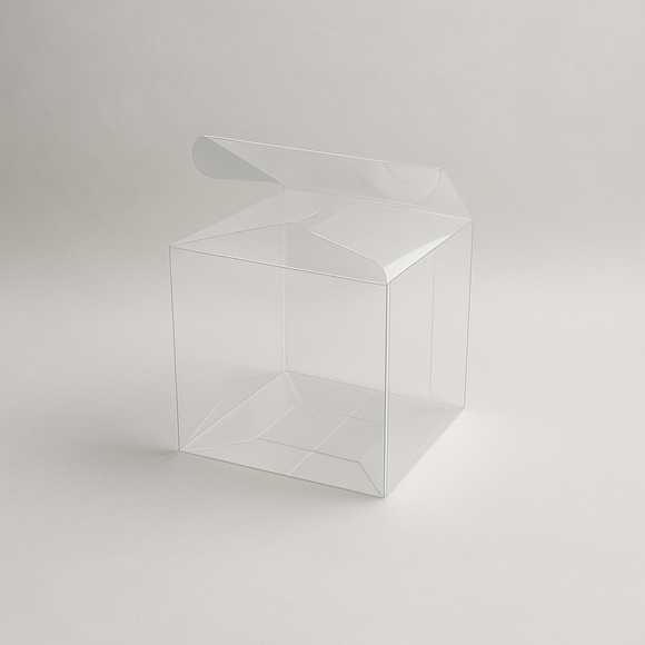 Clear Cupcake Box 8cm x 8cm x 8cm