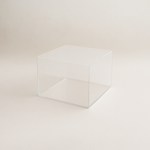 Clear Cupcake Box 8cm x 8cm x 6cm