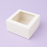 Soft Cupcake Box – 4 Cupcakes (6" x 6" x 3") insert sold separately