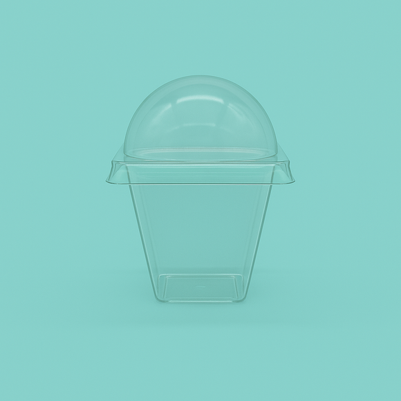 Dessert Cup – 150ml with Dome Lids (6pcs)