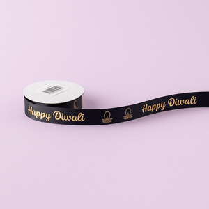 Diwali Ribbon Black 10m