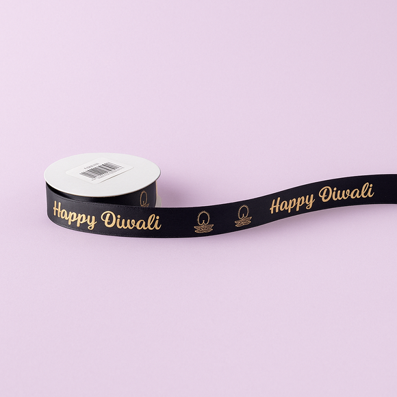 Diwali Ribbon Black 10m