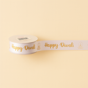 Diwali Ribbon White 10m