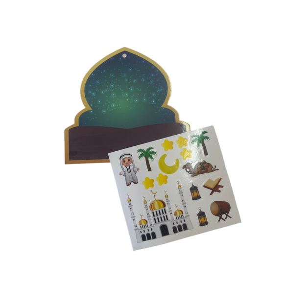 Eid DIY Tag with Stickers #3