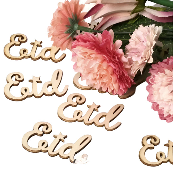 Eid Wooden Cupcake Topper 6's
