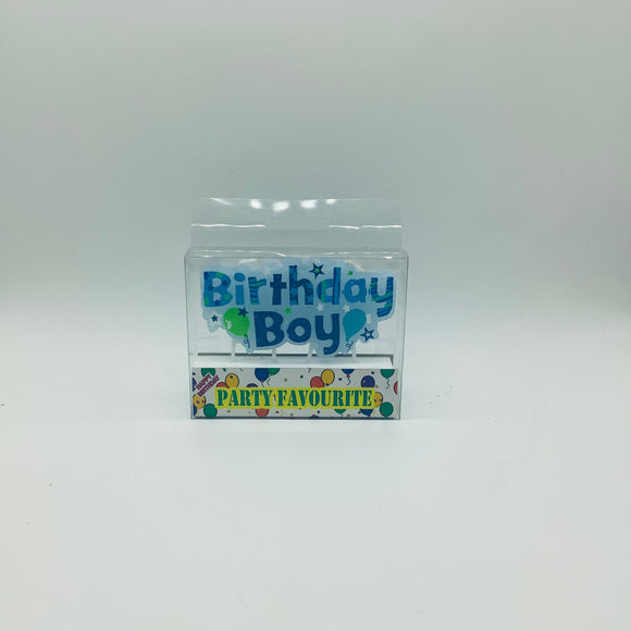 Birthday Boy Party Candle