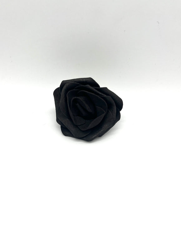 Black Rose Artificial (No Wire)