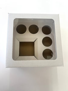 Corrugated Bento Cupcake Box with insert