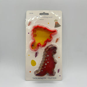 Dinosaur Plastic Cutter 2pc