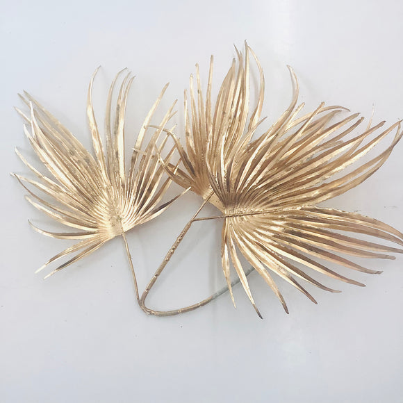 Artificial Gold Palm leaves 70cm Large