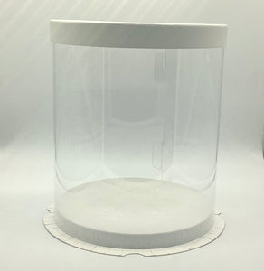 10 inch Double Clear Cake Box Round