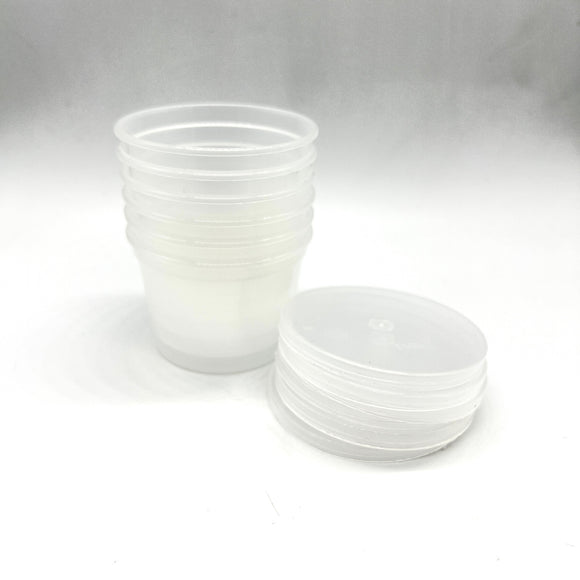 Plastic Tub Vacuum Lid 90ml 6s