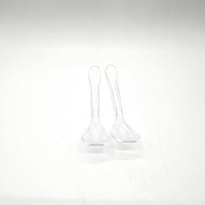 Clear Mini Spoon 12cm 12pc