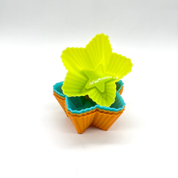 Star Silicone Baking Cup 6pcs