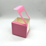 Cupcake Box with Window Pink 5pcs