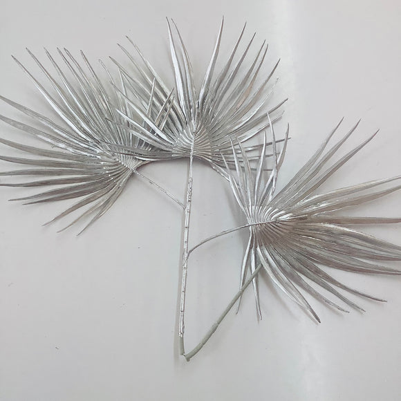 Artificial silver Palm Leaves 70cm Large