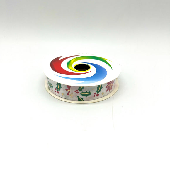 #8 Thin Christmas ribbon 2m