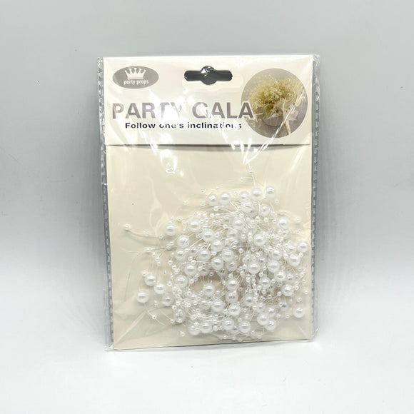 White Pearl Gala 5pcs 135cm