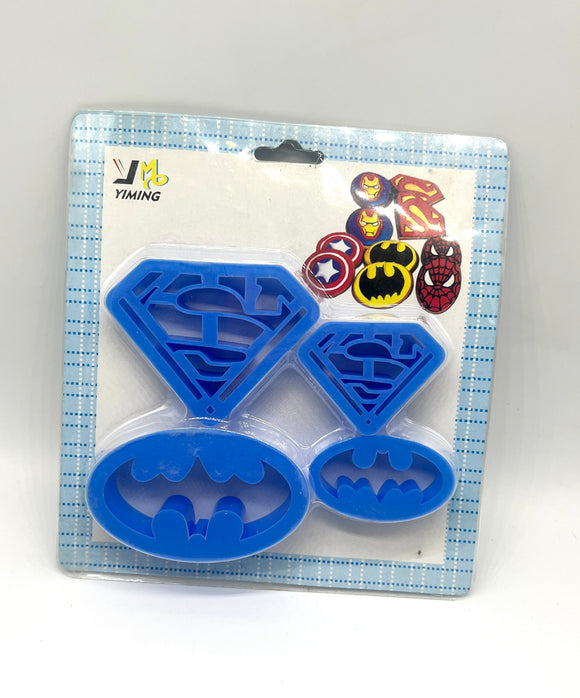 SuperHero Cutters 4pcs