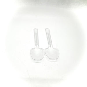 Clear Mini Spoon 10cm 12pc