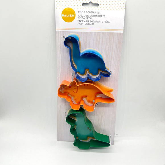 Dino 3 Cookie Cutter Set 3pcs